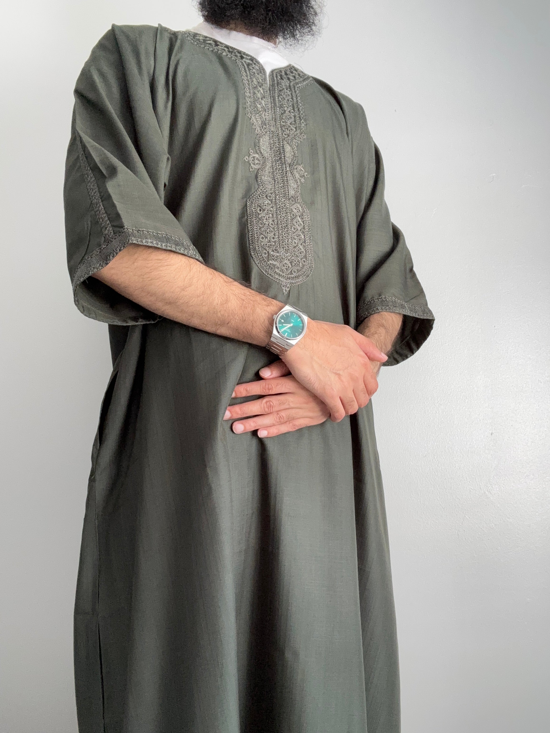 Moroccan Thobe - Green