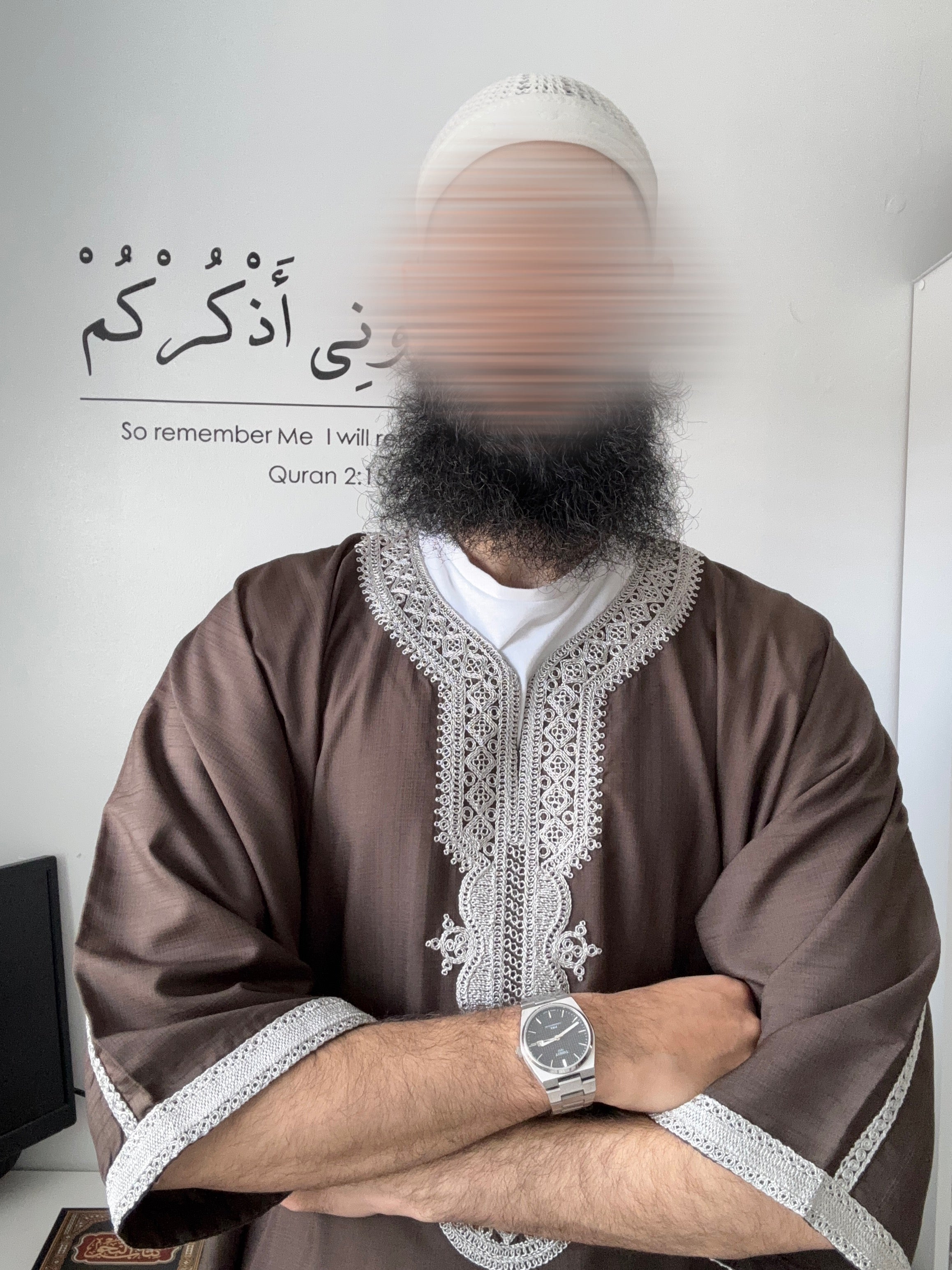 Moroccan Thobe - Brown