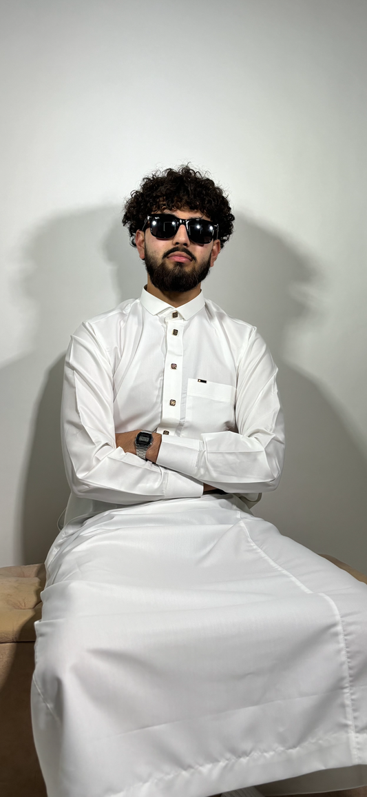 White Saudi Thobe