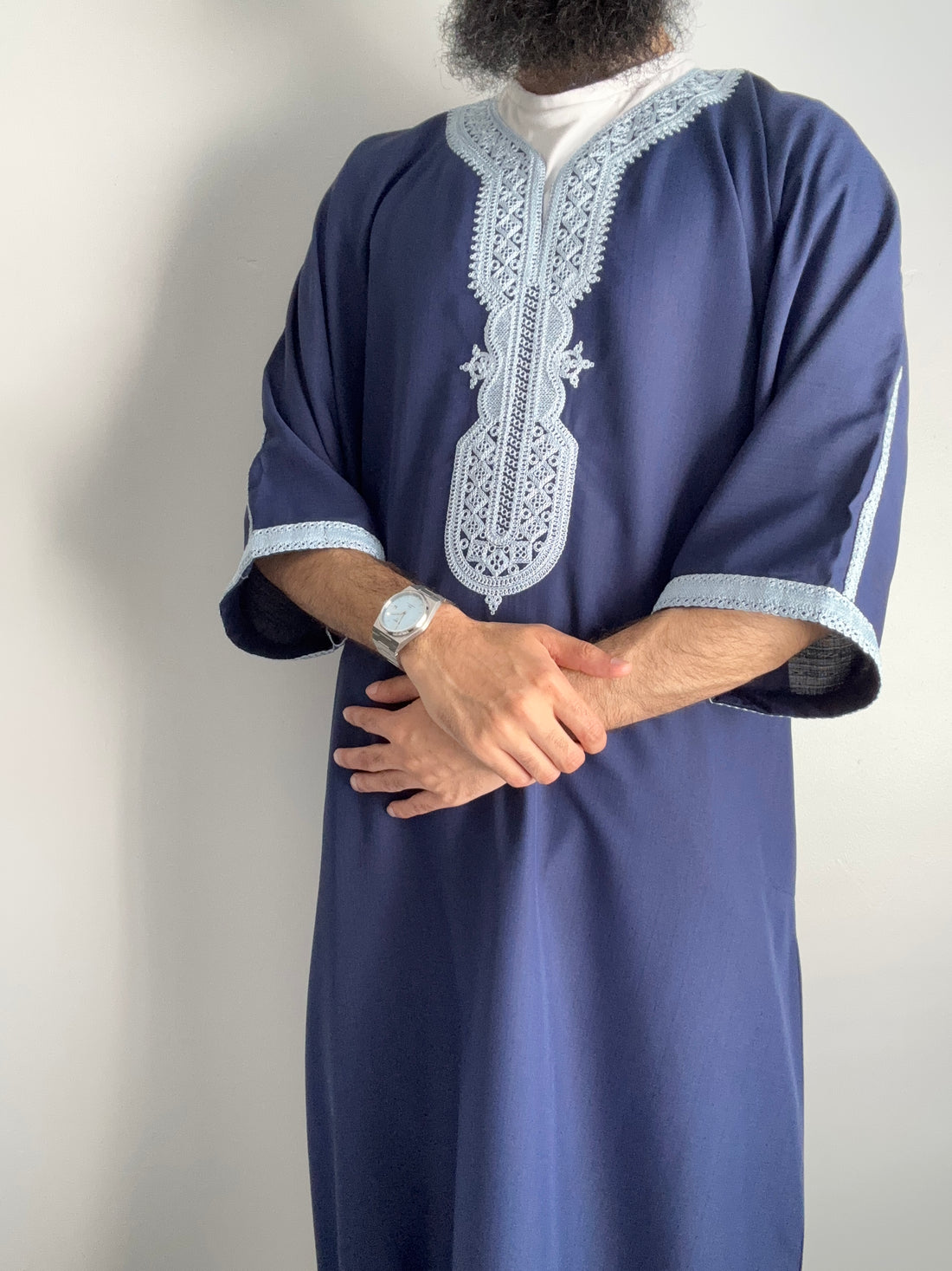 Moroccan Thobe - Blue