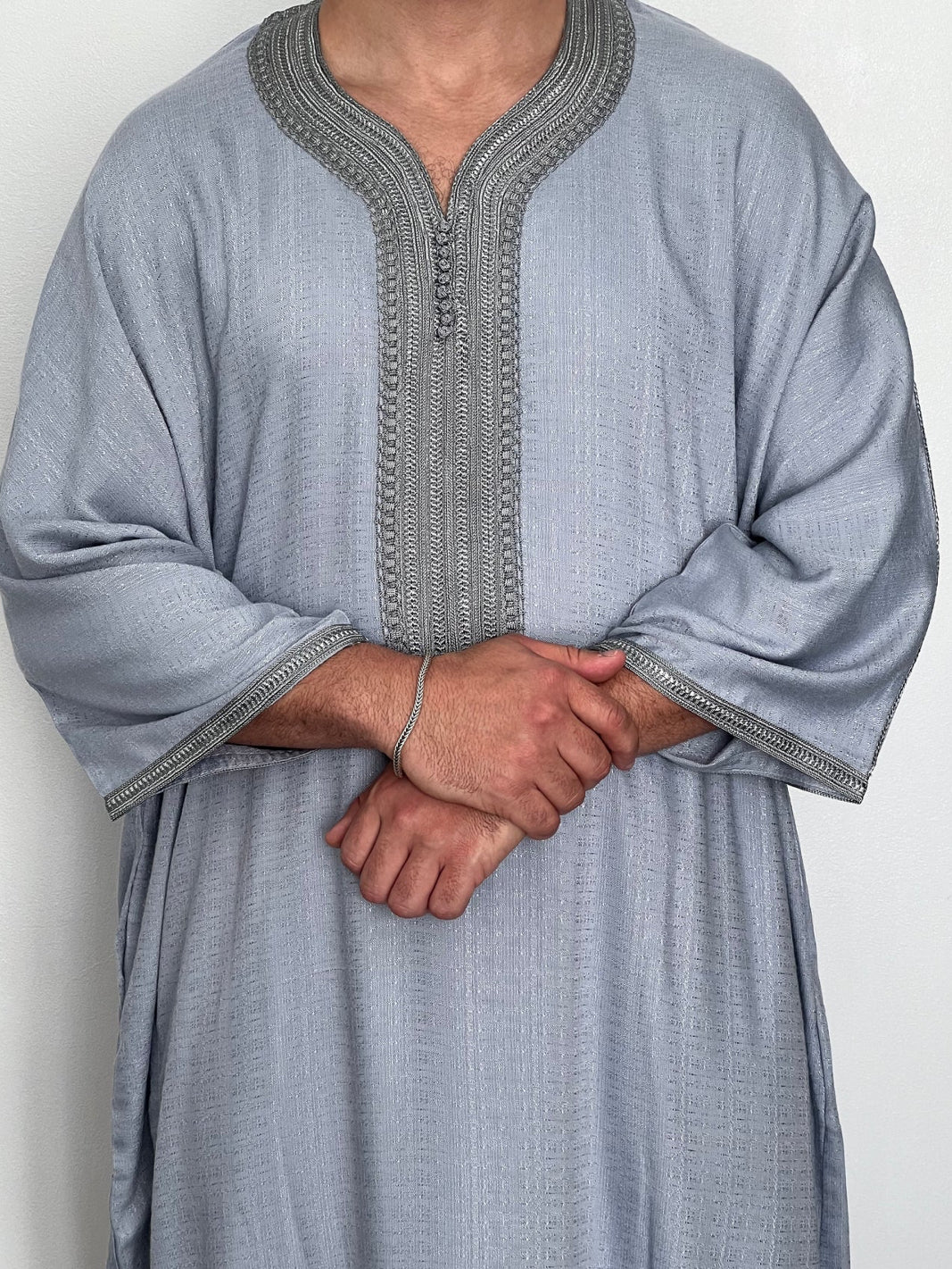 Moroccan Thobe - Grey