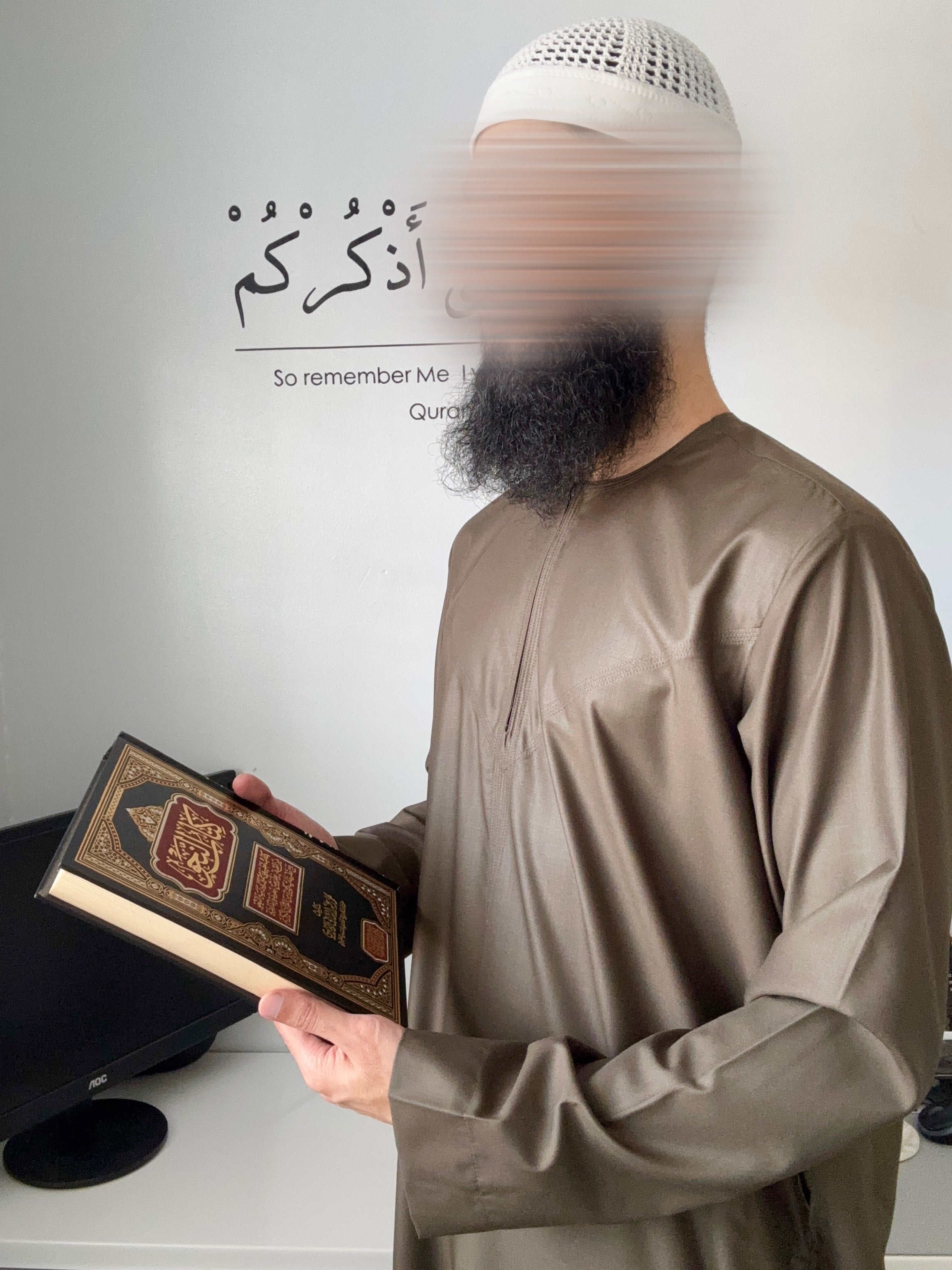 Omani Thobe - Olive Green